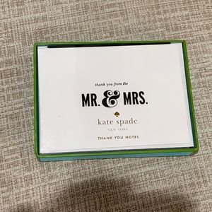 Mr & Mrs thank you notes